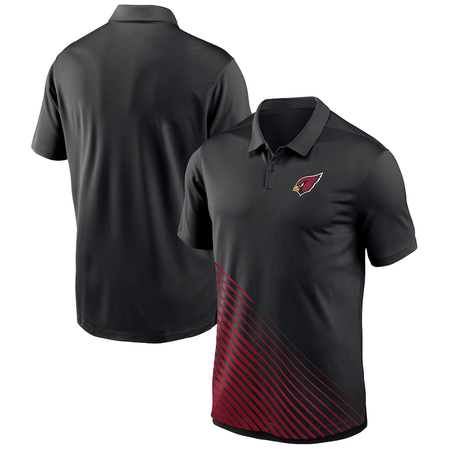 Men 2024 NFL Polo Arizona Cardinals black->nfl t-shirts->Sports Accessory